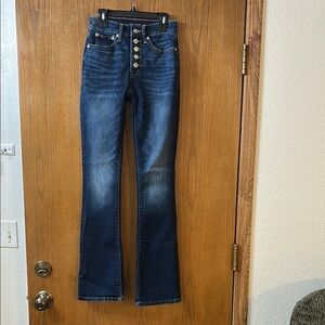 Lucky Brand Blue Flare Wide Leg Jeans